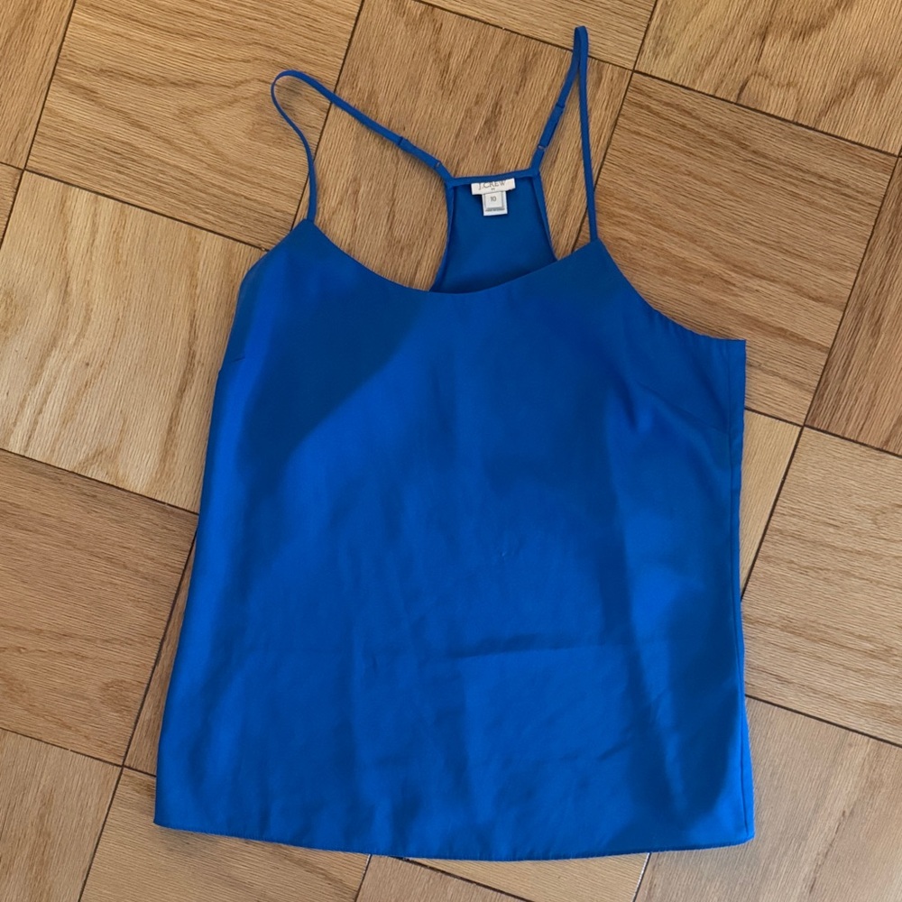 J. Crew Vibrant Blue Tank Top